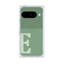 プレミアムスクエアケース with Pixelsnap［ オリジナル - initial two tone - E green ］