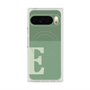 プレミアムスクエアケース with Pixelsnap［ オリジナル - initial two tone - E green ］