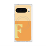 プレミアムスクエアケース with Pixelsnap［ オリジナル - initial two tone - F orange ］
