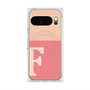 プレミアムスクエアケース with Pixelsnap［ オリジナル - initial two tone - F pink ］