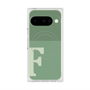 プレミアムスクエアケース with Pixelsnap［ オリジナル - initial two tone - F green ］
