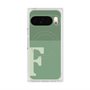 プレミアムスクエアケース with Pixelsnap［ オリジナル - initial two tone - F green ］