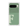 プレミアムスクエアケース with Pixelsnap［ オリジナル - initial two tone - F green ］