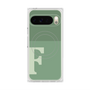 プレミアムスクエアケース with Pixelsnap［ オリジナル - initial two tone - F green ］