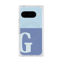 プレミアムスクエアケース with Pixelsnap［ オリジナル - initial two tone - G blue ］