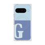 プレミアムスクエアケース with Pixelsnap［ オリジナル - initial two tone - G blue ］