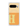 プレミアムスクエアケース with Pixelsnap［ オリジナル - initial two tone - H orange ］