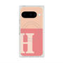 プレミアムスクエアケース with Pixelsnap［ オリジナル - initial two tone - H pink ］