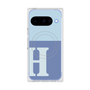 プレミアムスクエアケース with Pixelsnap［ オリジナル - initial two tone - H blue ］
