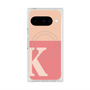 プレミアムスクエアケース with Pixelsnap［ オリジナル - initial two tone - K pink ］