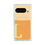 プレミアムスクエアケース with Pixelsnap［ オリジナル - initial two tone - L orange ］