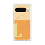 プレミアムスクエアケース with Pixelsnap［ オリジナル - initial two tone - L orange ］