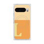 プレミアムスクエアケース with Pixelsnap［ オリジナル - initial two tone - L orange ］