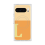 プレミアムスクエアケース with Pixelsnap［ オリジナル - initial two tone - L orange ］