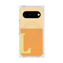 プレミアムスクエアケース with Pixelsnap［ オリジナル - initial two tone - L orange ］