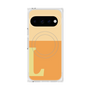 プレミアムスクエアケース with Pixelsnap［ オリジナル - initial two tone - L orange ］