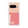 プレミアムスクエアケース with Pixelsnap［ オリジナル - initial two tone - L pink ］