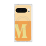 プレミアムスクエアケース with Pixelsnap［ オリジナル - initial two tone - M orange ］