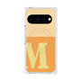 プレミアムスクエアケース with Pixelsnap［ オリジナル - initial two tone - M orange ］