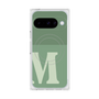 プレミアムスクエアケース with Pixelsnap［ オリジナル - initial two tone - M green ］