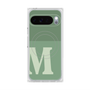 プレミアムスクエアケース with Pixelsnap［ オリジナル - initial two tone - M green ］
