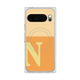 プレミアムスクエアケース with Pixelsnap［ オリジナル - initial two tone - N orange ］
