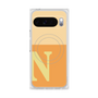 プレミアムスクエアケース with Pixelsnap［ オリジナル - initial two tone - N orange ］