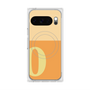 プレミアムスクエアケース with Pixelsnap［ オリジナル - initial two tone - O orange ］