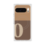 プレミアムスクエアケース with Pixelsnap［ オリジナル - initial two tone - O brown ］