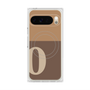 プレミアムスクエアケース with Pixelsnap［ オリジナル - initial two tone - O brown ］