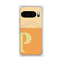 プレミアムスクエアケース with Pixelsnap［ オリジナル - initial two tone - P orange ］