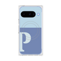 プレミアムスクエアケース with Pixelsnap［ オリジナル - initial two tone - P blue ］