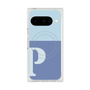 プレミアムスクエアケース with Pixelsnap［ オリジナル - initial two tone - P blue ］