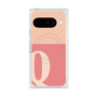 プレミアムスクエアケース with Pixelsnap［ オリジナル - initial two tone - Q pink ］