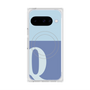 プレミアムスクエアケース with Pixelsnap［ オリジナル - initial two tone - Q blue ］