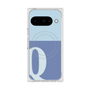 プレミアムスクエアケース with Pixelsnap［ オリジナル - initial two tone - Q blue ］