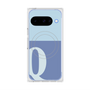 プレミアムスクエアケース with Pixelsnap［ オリジナル - initial two tone - Q blue ］