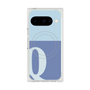 プレミアムスクエアケース with Pixelsnap［ オリジナル - initial two tone - Q blue ］