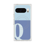 プレミアムスクエアケース with Pixelsnap［ オリジナル - initial two tone - Q blue ］