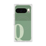 プレミアムスクエアケース with Pixelsnap［ オリジナル - initial two tone - Q green ］