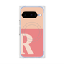 プレミアムスクエアケース with Pixelsnap［ オリジナル - initial two tone - R pink ］