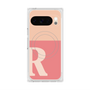プレミアムスクエアケース with Pixelsnap［ オリジナル - initial two tone - R pink ］