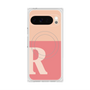 プレミアムスクエアケース with Pixelsnap［ オリジナル - initial two tone - R pink ］