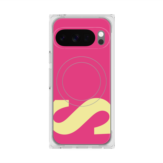プレミアムスクエアケース with Pixelsnap［ オリジナル - initial color - S pink ］