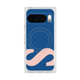 プレミアムスクエアケース with Pixelsnap［ オリジナル - initial color - S navy ］