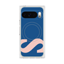 プレミアムスクエアケース with Pixelsnap［ オリジナル - initial color - S navy ］