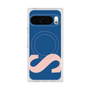 プレミアムスクエアケース with Pixelsnap［ オリジナル - initial color - S navy ］