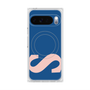 プレミアムスクエアケース with Pixelsnap［ オリジナル - initial color - S navy ］