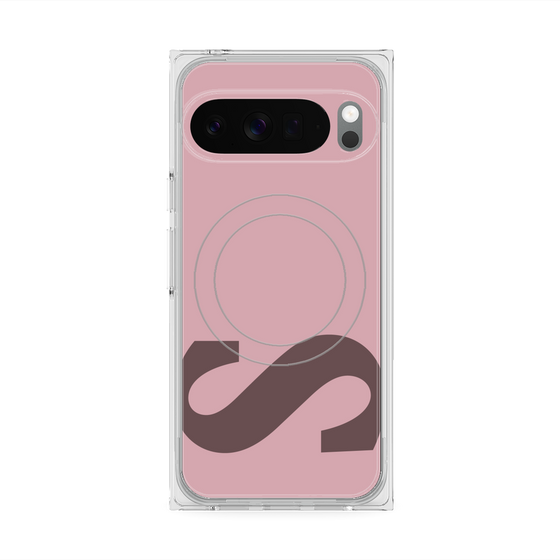 プレミアムスクエアケース with Pixelsnap［ オリジナル - initial color - S dusty pink ］