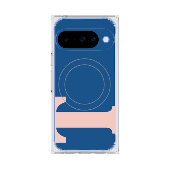 プレミアムスクエアケース with Pixelsnap［ オリジナル - initial color - T navy ］